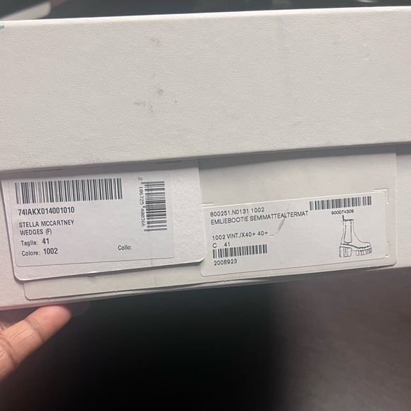 ❌SOLD❌ Stella McCartney Emilie Platform Chelsea Boots Black Size 41EU/11US - Picture 13 of 14